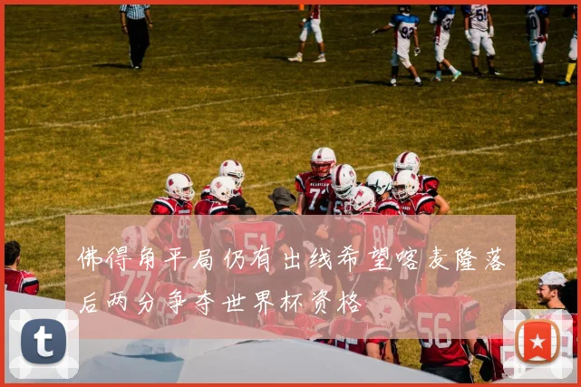 佛得角平局仍有出线希望喀麦隆落后两分争夺世界杯资格